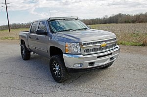 Chevrolet Silverado 2500 HD LED Light Mount - Upper Windshield - Rough Country - 50